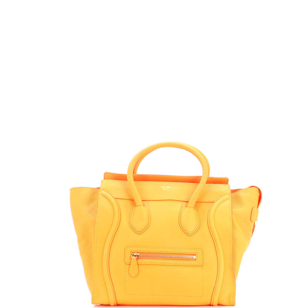 Celine Mini Luggage Bag Grainy Leather
